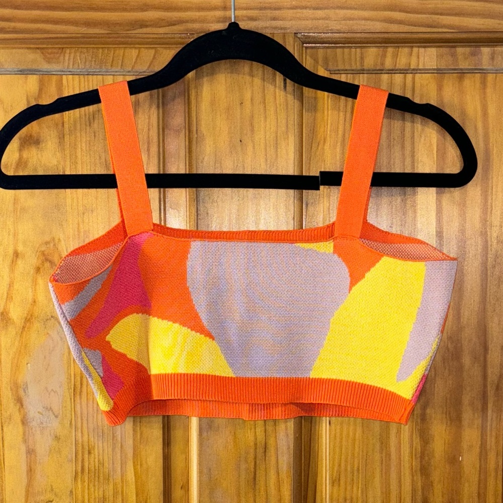 Knitted Colorful Crop Top - Picture 5 of 8